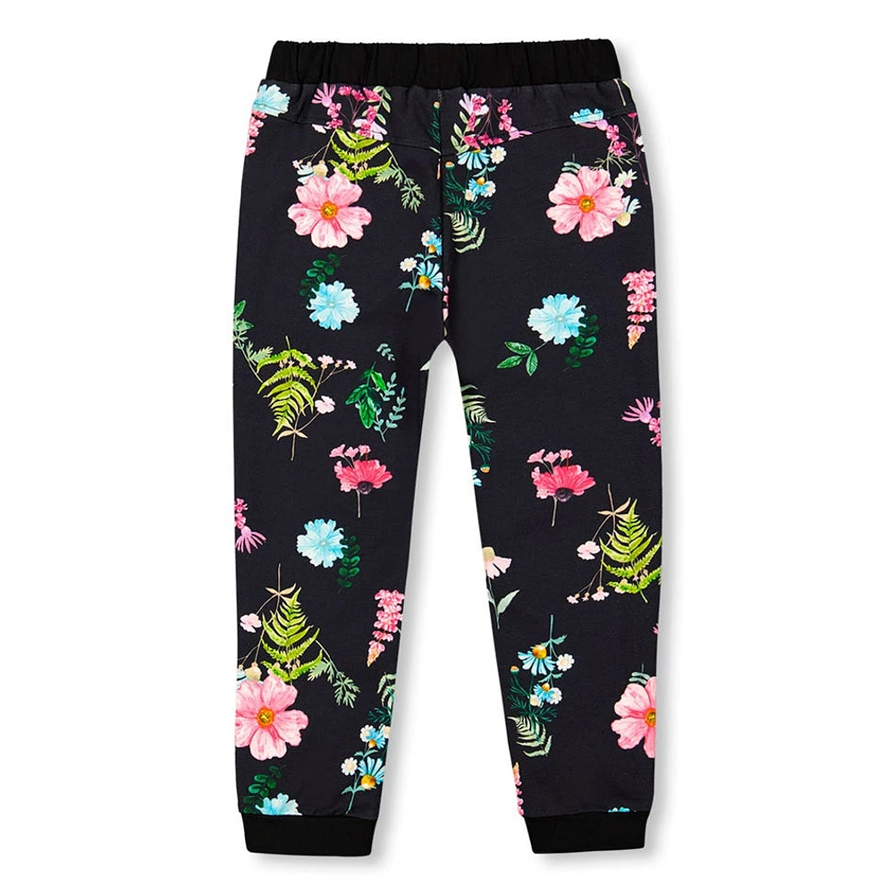 Pantalon Ouaté Fleur Hiver 4-6ans