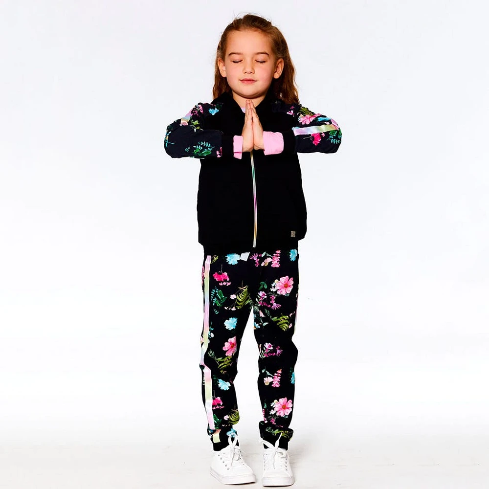 Pantalon Ouaté Fleur Hiver 4-6ans