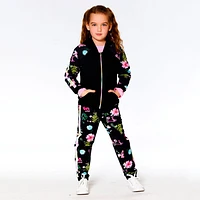 Pantalon Ouaté Fleur Hiver 4-6ans