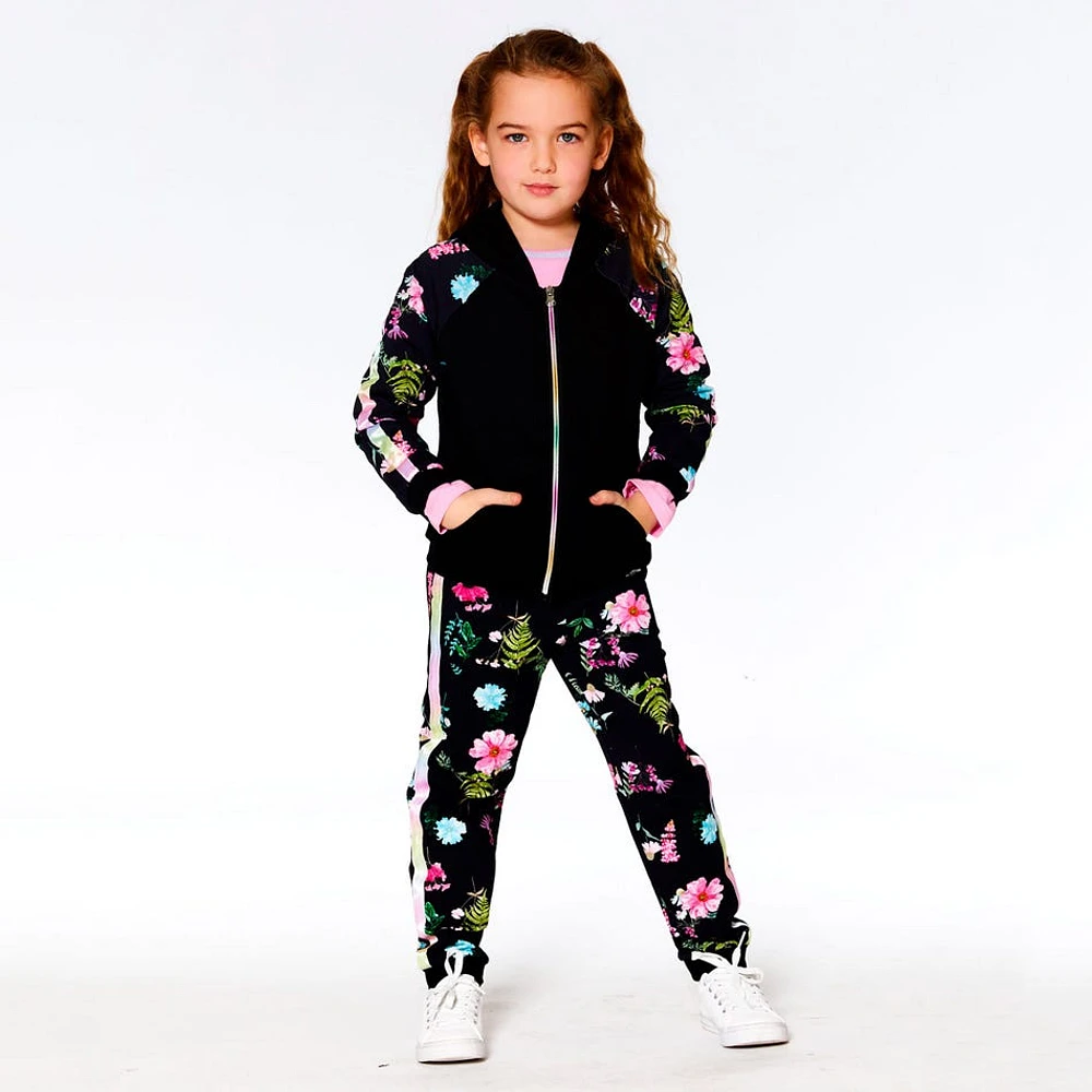 Kangourou Zip Fleur Hiver 4-6ans