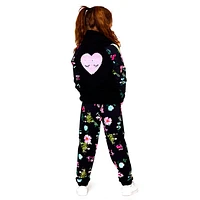 Kangourou Zip Fleur Hiver 4-6ans