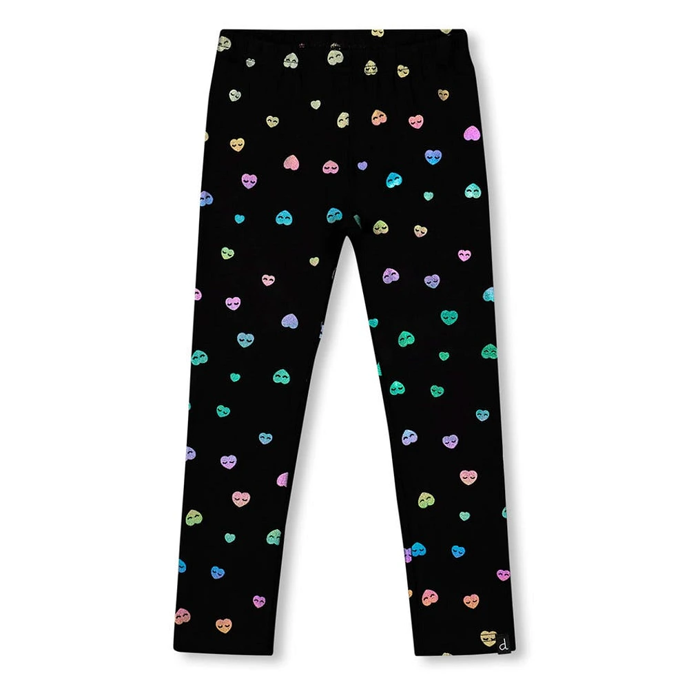 Legging Coeur en Couleur 4-6ans