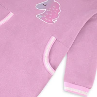 Heart Unicorn Hooded Dress 7-10y