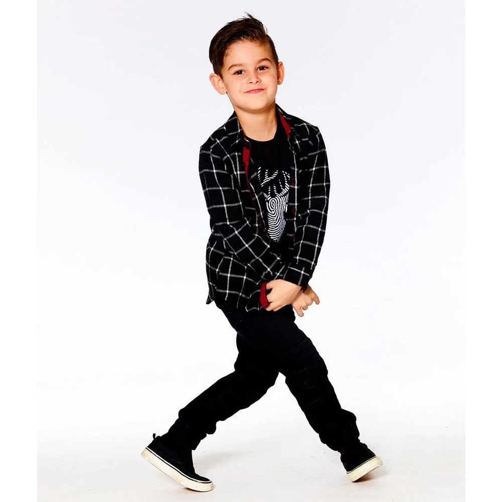 Chemise Carreaux Noël 3-6ans