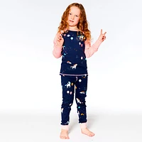 Unicorn Pajama Set 3-6y