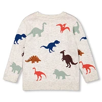 Tic Tac Dino Sweatshirt 3-6y