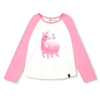 Lama Long Sleeves Raglan T-Shirt 7-10y