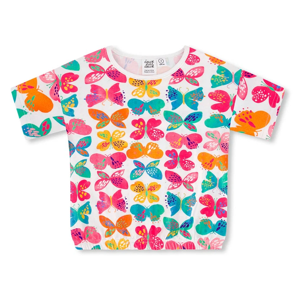 Butterfly Print T-shirt