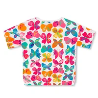 Butterfly Print T-shirt