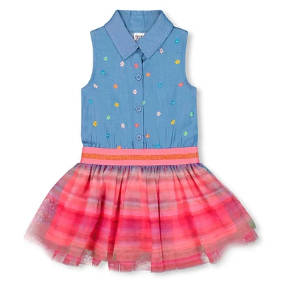 Robe Chambray Papillon 3-6ans