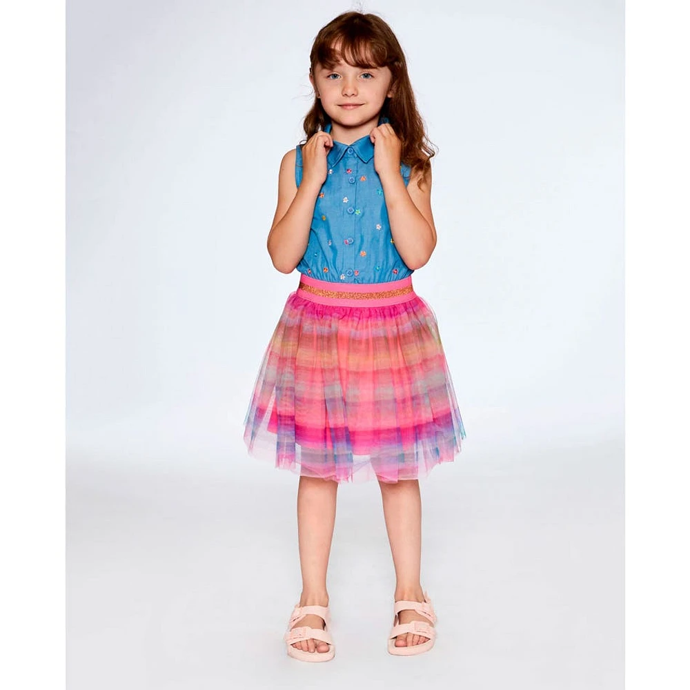 Robe Chambray Papillon 3-6ans