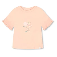 Romance Flower T-shirt 3-6y