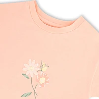 Romance Flower T-shirt 7-10y