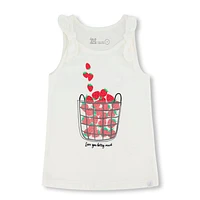 Camisole Panier Fraise 3-6ans