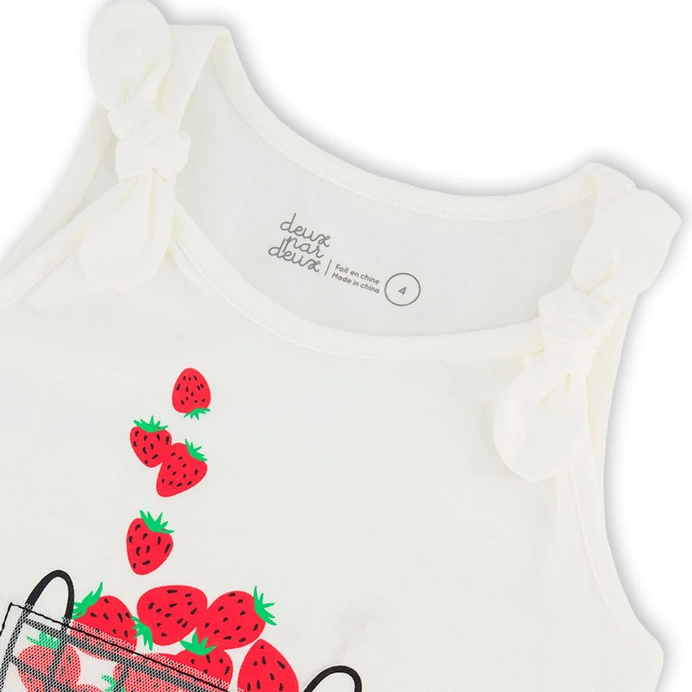 Camisole Panier Fraise 3-6ans