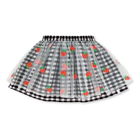 Strawberry Vichy Skirt 7-10y