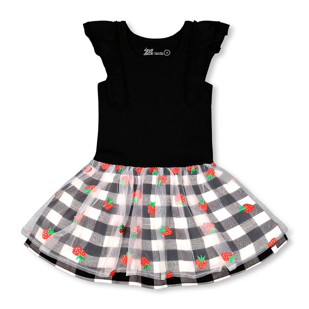 Robe Fraise 3-6ans