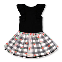 Strawberry Dress 7-10y