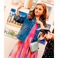 Girls Denim Mid-season Jacket 2-5y