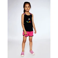 Girls Cat Tank Top 7-10y