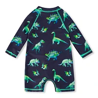 Dinos 1 Piece UV Swimsuit 2-6y