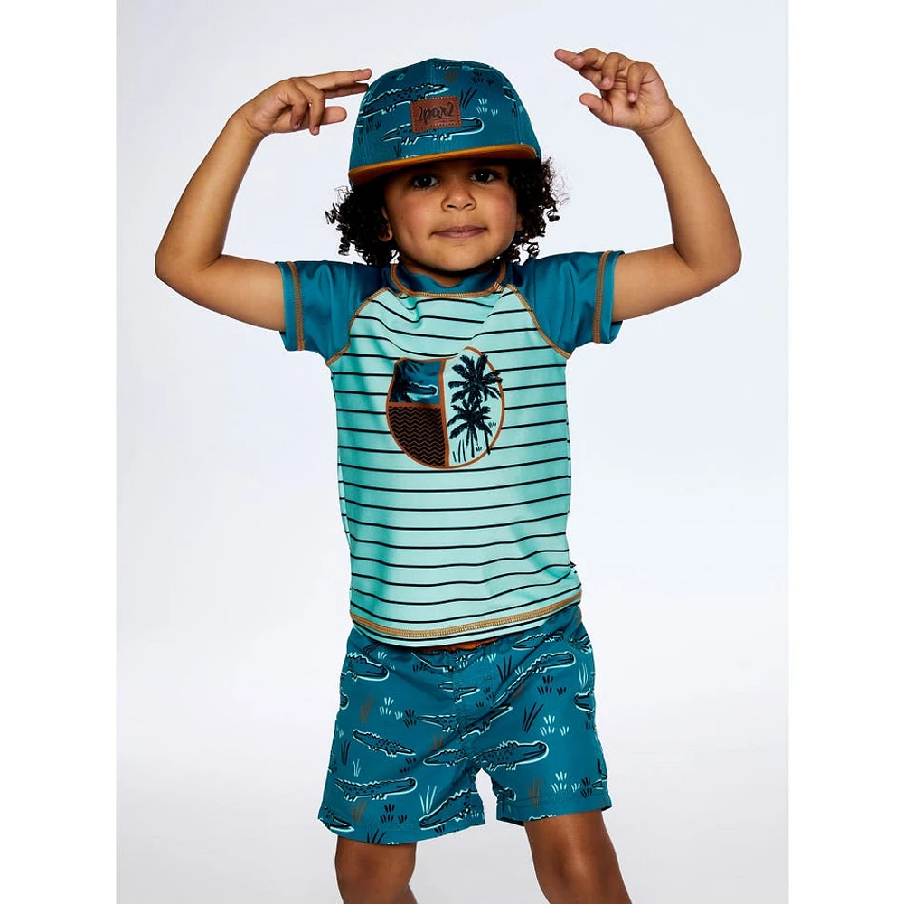 T-Shirt Maillot Crocodile 2-6ans