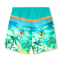 Palm Tree Boardshort 2-6y