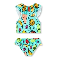 Bikini UV Fruits 2-6ans