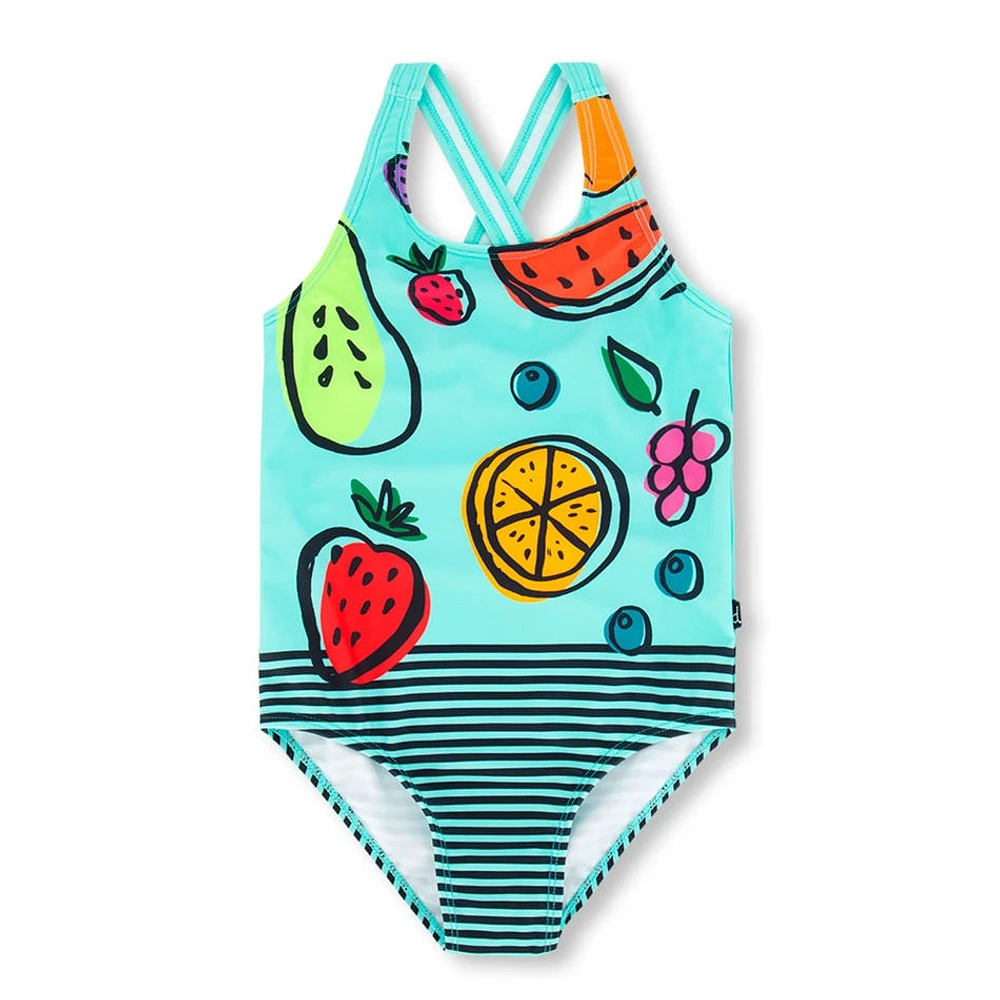 Maillot UV Une Pièce Fruits 2-6ans