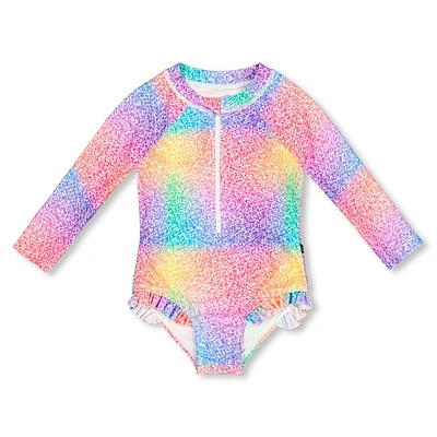 Maillot UV Une Pièce Arc-En-Ciel 2-6ans