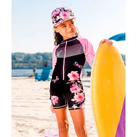 Maillot UV Une Pièce Papillons 2-6ans