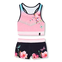 Bikini UV Short Fleurs 2-6ans