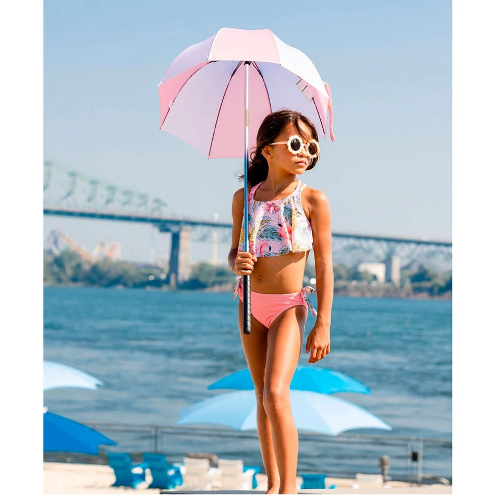 Bikini UV Flamant Rose 7-12ans