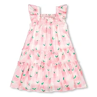 Robe Vichy Fruits 12-24mois