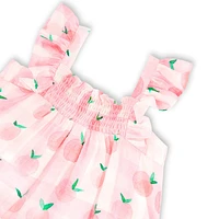 Robe Vichy Fruits 12-24mois