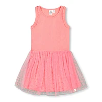 Robe Mesh Fleur 7-10ans