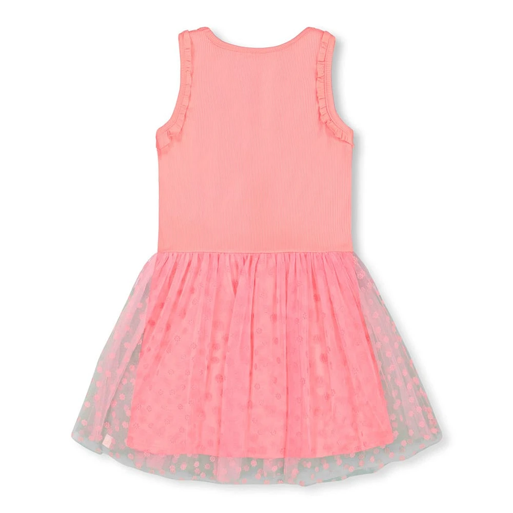 Robe Mesh Fleur 7-10ans