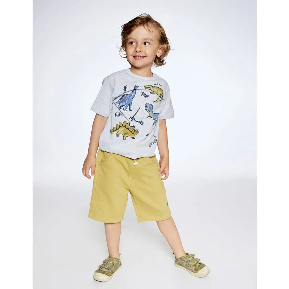 T-shirt Imprimé Dino Trotinette 3-6ans