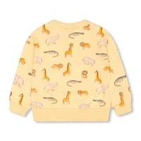 Safari Print Sweatshirt 3-6y