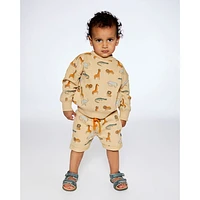 Safari Print Sweatshirt 3-6y