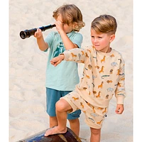 Safari Print Sweatshirt 3-6y