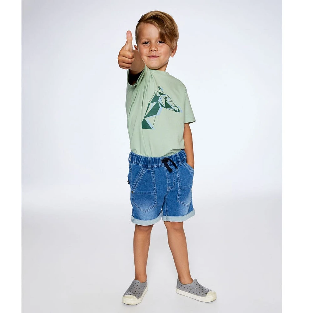 Basic Denim Shorts 3-6y