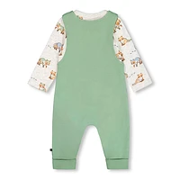 Raccoon Overall Set 6-24m