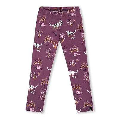 Kitty Print Legging 3-6y