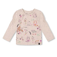 Kitty T-shirt 3-6y