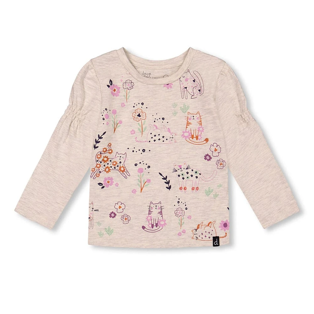 Kitty T-shirt 3-6y