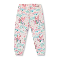 Unicorn Print Sweatpants 3-6y