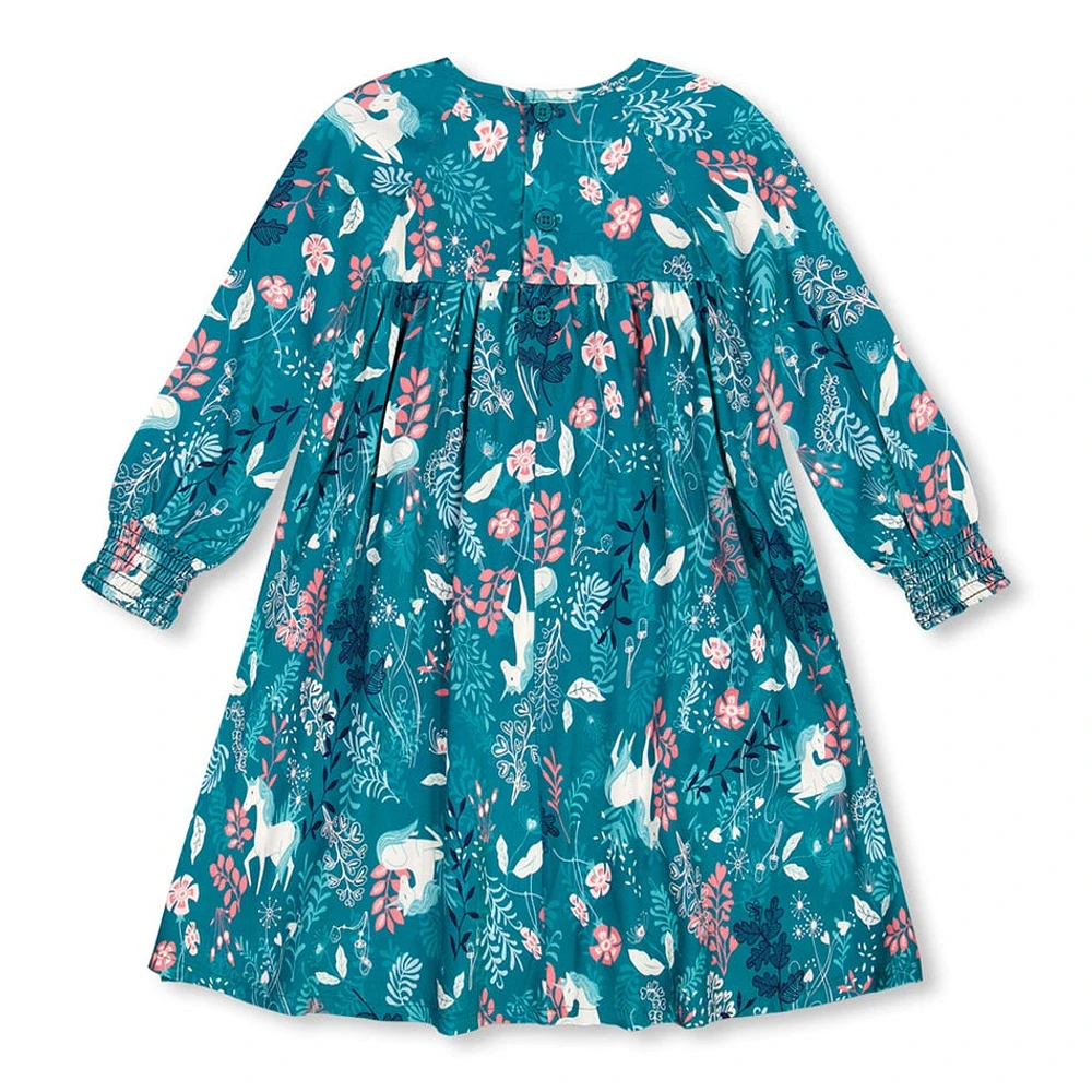 Robe Imprimée Licorne 3-6ans