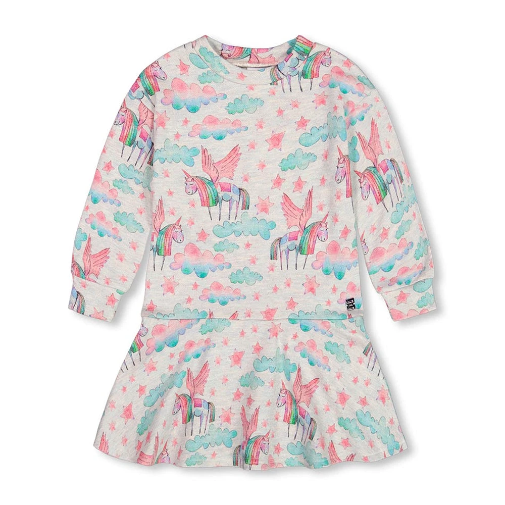 Unicorn Dress 3-6y