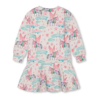 Unicorn Dress 3-6y